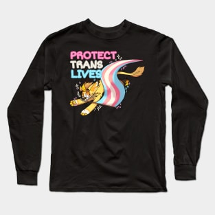 PROTECT TRANS LIVES caprisun Long Sleeve T-Shirt